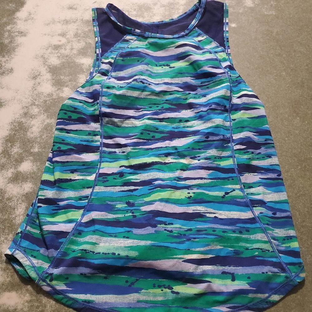 Lululemon Sculpt Tank Seven Wonders Multi / Hero Blue View 3